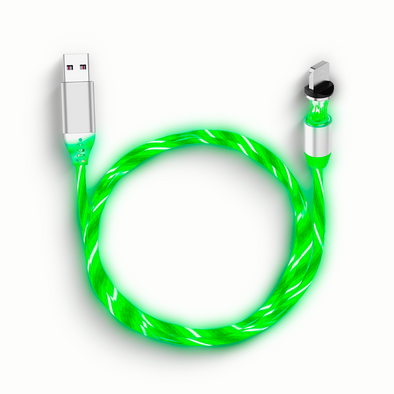 GloBright Universal Light-Up Cable Green